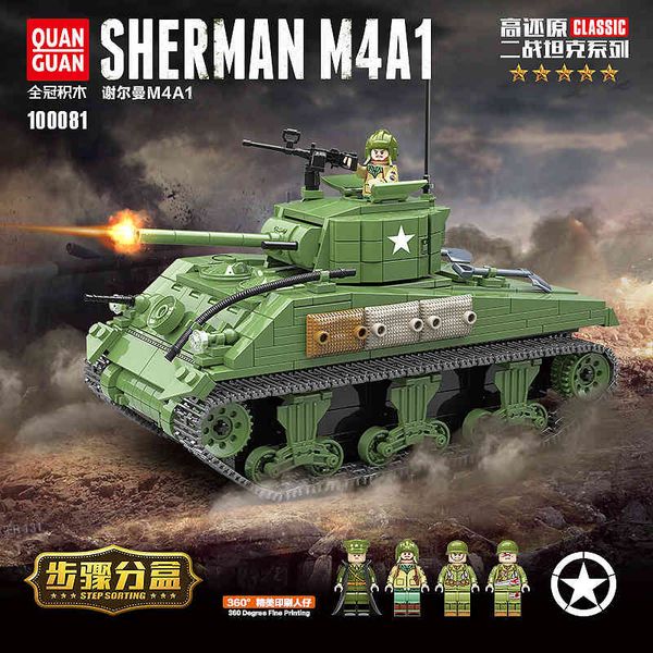 726pcs us sherman m4a1 building blocks military ww2 tank officer soldier weapon army bricks kids toys for children 1008
726pcs us sherman m4a1 building blocks military ww2 tank officer soldier weapon army bricks kids toys for children 1008