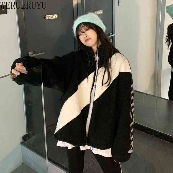 werueruyu women winter jackets fashion loose jacket women clothes warm long sleeve outwear female coats 210608, Black;brown
werueruyu women winter jackets fashion loose jacket women clothes warm long sleeve outwear female coats 210608, Black;brown