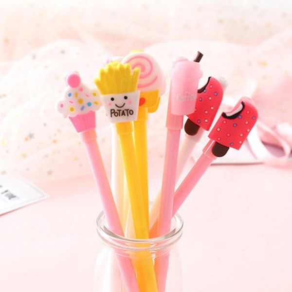 gel pens kawaii creative ballpoint students funny cute cartoon chips cake icecream pen 0.5mm black ink water writing signing
gel pens kawaii creative ballpoint students funny cute cartoon chips cake icecream pen 0.5mm black ink water writing signing