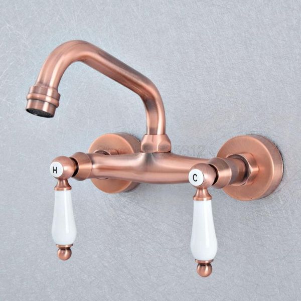 antique red copper wall mounted kitchen sink vessel faucet dual ceramic lever swivel spout bathroom basin taps tsf900 faucets
antique red copper wall mounted kitchen sink vessel faucet dual ceramic lever swivel spout bathroom basin taps tsf900 faucets