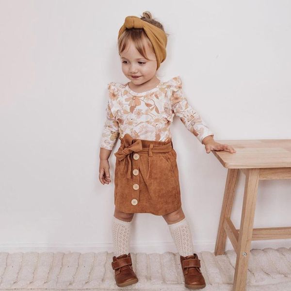 clothing sets 3pcs kids autumn tracksuit girls floral round-neck long sleeves + buttons skirt headband 6 months to 4 years, White
clothing sets 3pcs kids autumn tracksuit girls floral round-neck long sleeves + buttons skirt headband 6 months to 4 years, White
