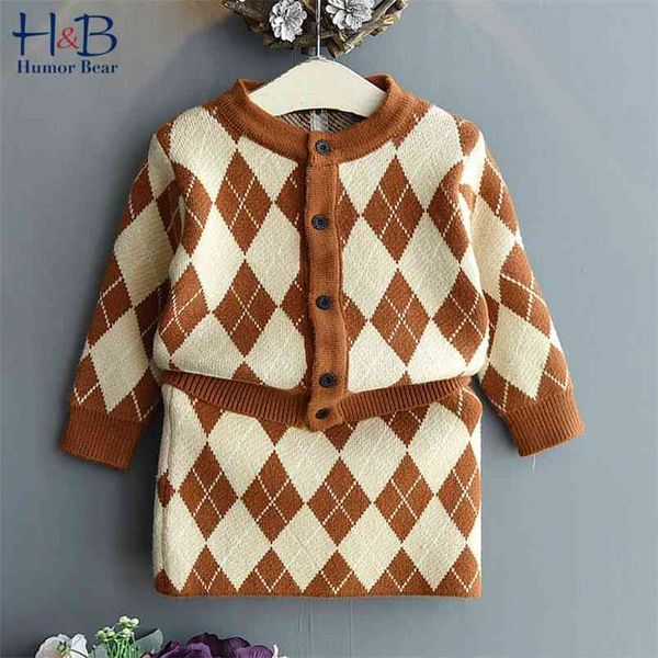 girls sweater set autumn children's clothing checkered knitted cardigan jacket short skirt 2pcs suit 210611, White
girls sweater set autumn children's clothing checkered knitted cardigan jacket short skirt 2pcs suit 210611, White