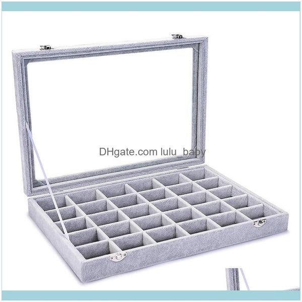 packaging & display jewelryveet 30 cells ring earring box jewelry displays stacked er pouches bags drop delivery 2021 t07ly, Pink;blue
packaging & display jewelryveet 30 cells ring earring box jewelry displays stacked er pouches bags drop delivery 2021 t07ly, Pink;blue