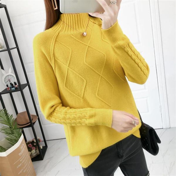 women's sweaters autumn knitted sweater women elastic pullovers winter long sleeve half turtleneck casual jumpers ladies jfu2, White;black
women's sweaters autumn knitted sweater women elastic pullovers winter long sleeve half turtleneck casual jumpers ladies jfu2, White;black