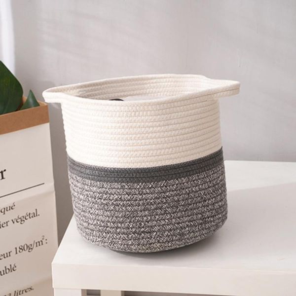 laundry storage & organization cotton rope woven basket machine washable large containers fold portable stylish&sturdy round cube high capac
laundry storage & organization cotton rope woven basket machine washable large containers fold portable stylish&sturdy round cube high capac