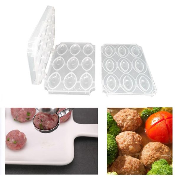 baking moulds 9 holes meatball maker machine manual meatloaf mold diy stuffed minced processor desserts cake kitchen tools accessories
baking moulds 9 holes meatball maker machine manual meatloaf mold diy stuffed minced processor desserts cake kitchen tools accessories