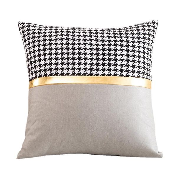 cushion/decorative pillow imitation leather throw cover technology cloth pillowcase for living room sofa nordic luxury stitching case
cushion/decorative pillow imitation leather throw cover technology cloth pillowcase for living room sofa nordic luxury stitching case