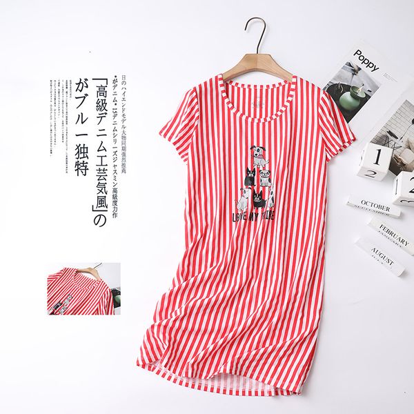 women's sleepwear 100% cotton night women sleeveless home mom casual cartoon homewear loose size pregnant pyjama zfuq, Black;red
women's sleepwear 100% cotton night women sleeveless home mom casual cartoon homewear loose size pregnant pyjama zfuq, Black;red