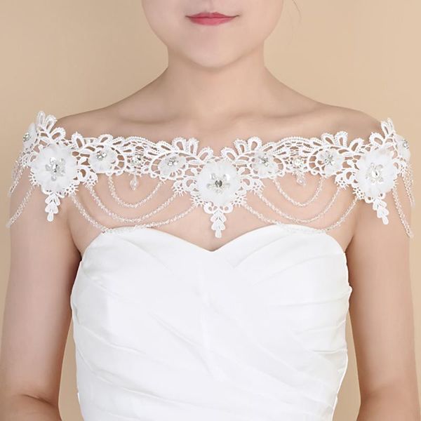 wraps & jackets trixy g04 gorgeous beaded wedding bridal wrap tassel luxury bolero shrug bride cocktail party dresses jacket on shoulders, White
wraps & jackets trixy g04 gorgeous beaded wedding bridal wrap tassel luxury bolero shrug bride cocktail party dresses jacket on shoulders, White