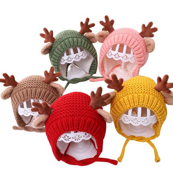 caps & hats kids fall winter warm knitted woolen hat christmas antler cap earmuffs pink/red/coffee/green/yellow
caps & hats kids fall winter warm knitted woolen hat christmas antler cap earmuffs pink/red/coffee/green/yellow