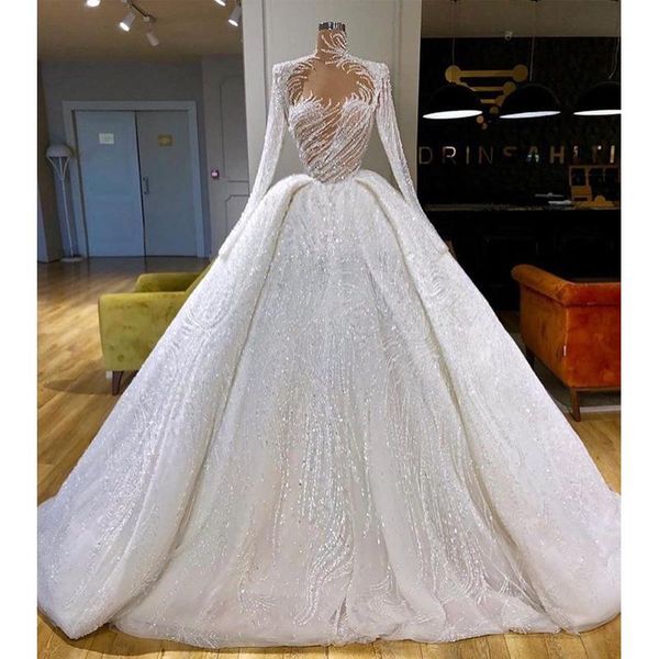 other wedding dresses gorgeous long sleeve scoop ball gown weddng glittering sequined lace applique bridal gowns vestidos de novia train, White
other wedding dresses gorgeous long sleeve scoop ball gown weddng glittering sequined lace applique bridal gowns vestidos de novia train, White