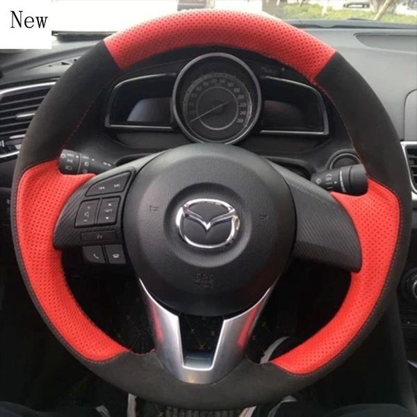 hand-stitched leather suede car steering wheel cover interior caraccessories for 3 cx-5 cx-8 cx-4 cx-3 atenza covers
hand-stitched leather suede car steering wheel cover interior caraccessories for 3 cx-5 cx-8 cx-4 cx-3 atenza covers