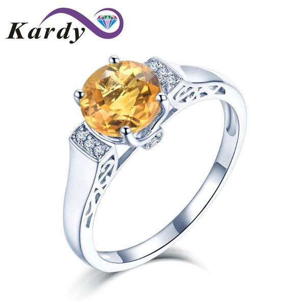 cluster rings unique vintage genuine natural citrine for women 14k white gold diamond engagement wedding fashion ring, Golden;silver
cluster rings unique vintage genuine natural citrine for women 14k white gold diamond engagement wedding fashion ring, Golden;silver