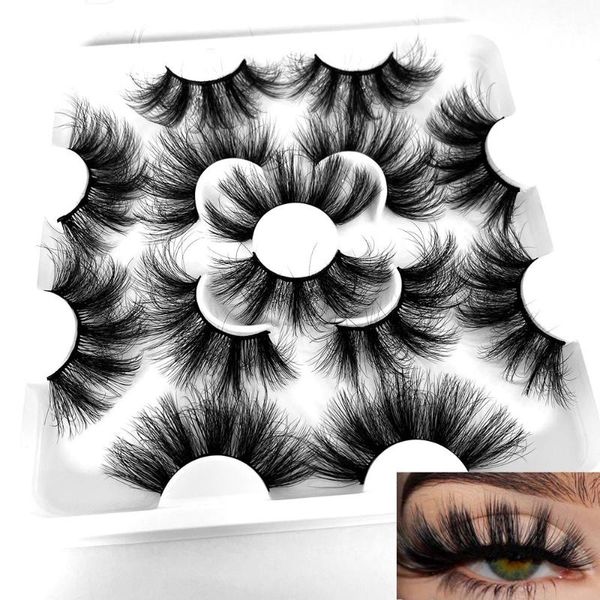 false eyelashes 7 pairs 20~25mm faux mink hair wispy criss-cross fluffy thick natural handmade lash cruelty-eye makeup tool
false eyelashes 7 pairs 20~25mm faux mink hair wispy criss-cross fluffy thick natural handmade lash cruelty-eye makeup tool