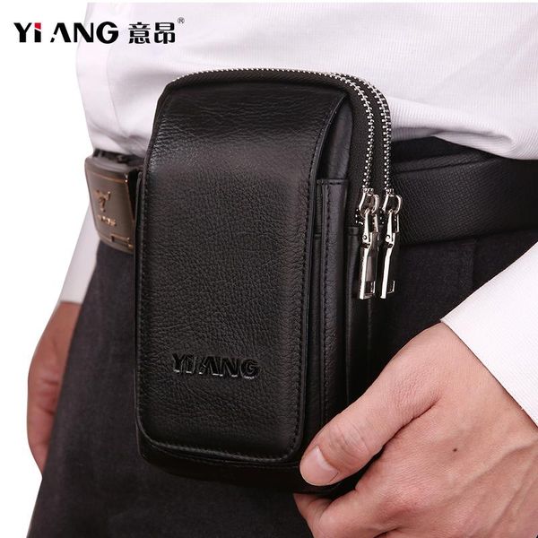 waist bags genuine cow leather men's designer pack cell phone belt bag small men casual clutch hip pouch double zipper
waist bags genuine cow leather men's designer pack cell phone belt bag small men casual clutch hip pouch double zipper