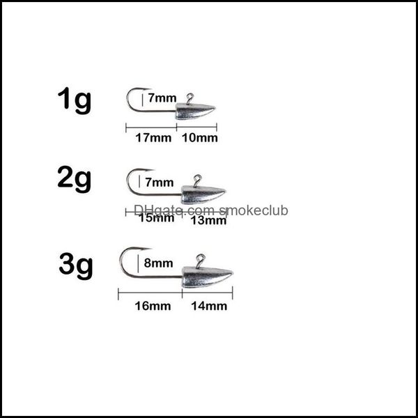 hooks sports & outdoors johncoo mini 20pcs exposed lead head barbe trout soft lure jig fishing hook 249 b3 drop delivery 2021 y7eev
hooks sports & outdoors johncoo mini 20pcs exposed lead head barbe trout soft lure jig fishing hook 249 b3 drop delivery 2021 y7eev