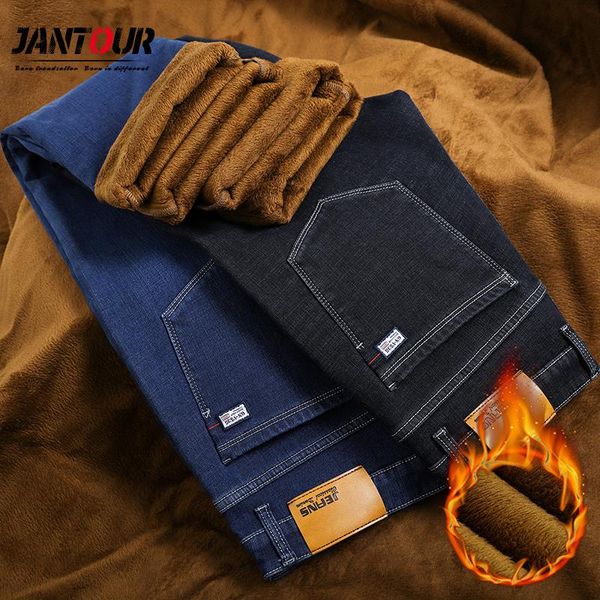 jantour brand winter warm fleece men's jeans thick stretch denim jean straight trousers male cotton pants men size 40 42 44 46, Blue
jantour brand winter warm fleece men's jeans thick stretch denim jean straight trousers male cotton pants men size 40 42 44 46, Blue