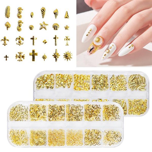 nail art decorations kapmore 2 boxes charm 12 grids metal studs 3d jewelry decoration diy manicure tools, Silver;gold
nail art decorations kapmore 2 boxes charm 12 grids metal studs 3d jewelry decoration diy manicure tools, Silver;gold