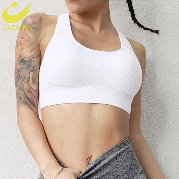 gym clothing lazawg women sportswear vest fitness yoga brassiere high impact sports bras push up crop fashion workout training shirt, White;black
gym clothing lazawg women sportswear vest fitness yoga brassiere high impact sports bras push up crop fashion workout training shirt, White;black