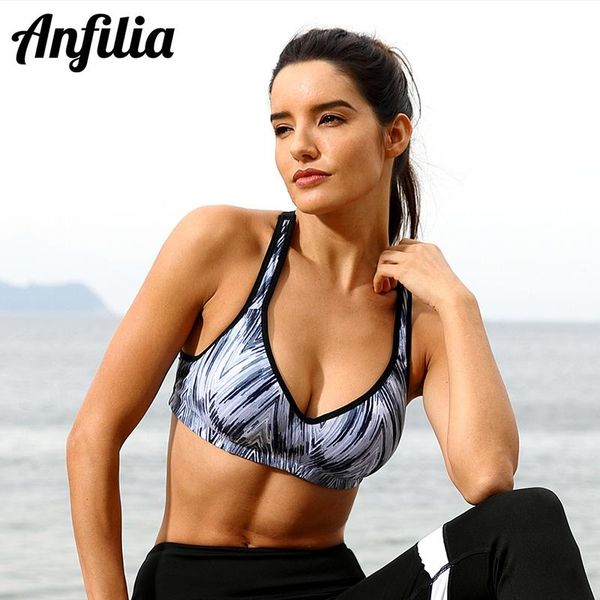 gym clothing anfilia women sports bra med impact support backcross yoga running workout underwear fitness wave printed, White;black
gym clothing anfilia women sports bra med impact support backcross yoga running workout underwear fitness wave printed, White;black