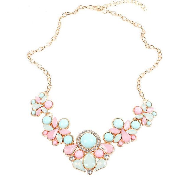 chokers jewelry fashion boho acrylic flower water drop choker necklace women charm precious stone silver alloy chain collar necklaces, Golden;silver
chokers jewelry fashion boho acrylic flower water drop choker necklace women charm precious stone silver alloy chain collar necklaces, Golden;silver