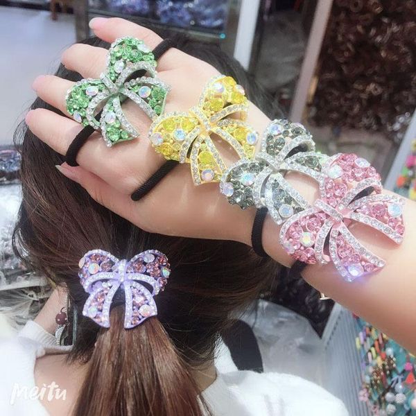 hair clips & barrettes korean fashion rhinestone crystal ring bow scrunchies holder elastic rope accessories for women girls, Golden;silver
hair clips & barrettes korean fashion rhinestone crystal ring bow scrunchies holder elastic rope accessories for women girls, Golden;silver
