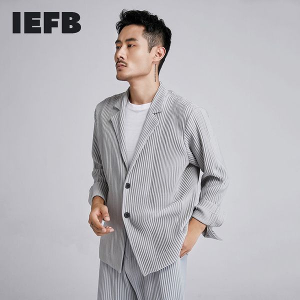 iefb japanese streetwear fahison pleated clothes men spring single breast elastic blazer suit coat 9y5471 210524, White;black
iefb japanese streetwear fahison pleated clothes men spring single breast elastic blazer suit coat 9y5471 210524, White;black