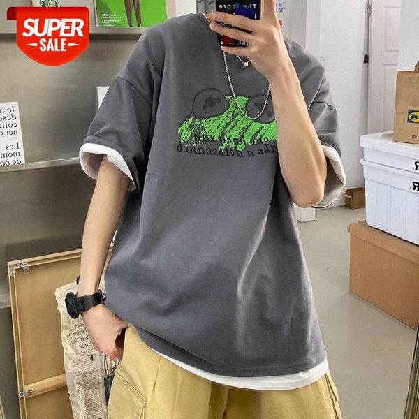 printed frog t-shirt short-sleeved men's tide brand trend loose ins lazy couple half-sleeved clothes summer thin section #ne1r, White;black
printed frog t-shirt short-sleeved men's tide brand trend loose ins lazy couple half-sleeved clothes summer thin section #ne1r, White;black
