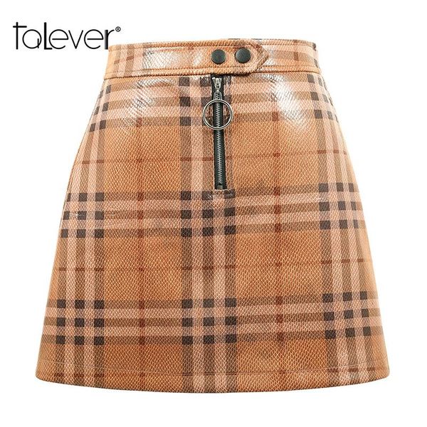 skirts talever women's spring pu leather a-line skirt plaid polyester slim short fashion office lady mini faux, Black
skirts talever women's spring pu leather a-line skirt plaid polyester slim short fashion office lady mini faux, Black