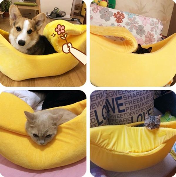 cute interesting banana cat bed house cozy mat beds warm durable portable pet basket kennel dog cushion supplies & furniture
cute interesting banana cat bed house cozy mat beds warm durable portable pet basket kennel dog cushion supplies & furniture