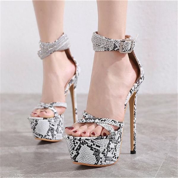 summer women 17cm high heels snake crystal sandals rome serpentine fetish prom pumps 6cm platform catwalk shoes, Black
summer women 17cm high heels snake crystal sandals rome serpentine fetish prom pumps 6cm platform catwalk shoes, Black
