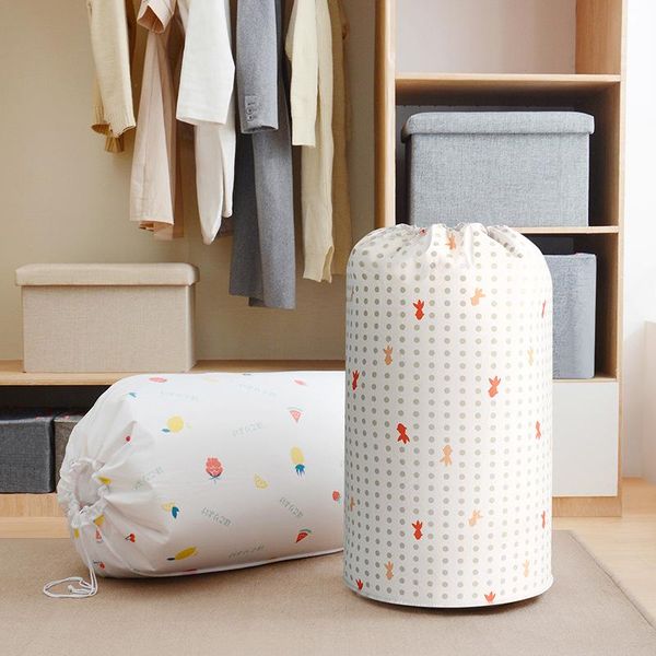 hanging baskets 1pcs large cylindrical clothing quilt storage bag circular printing household peva waterproof moisture-proof finishing
hanging baskets 1pcs large cylindrical clothing quilt storage bag circular printing household peva waterproof moisture-proof finishing