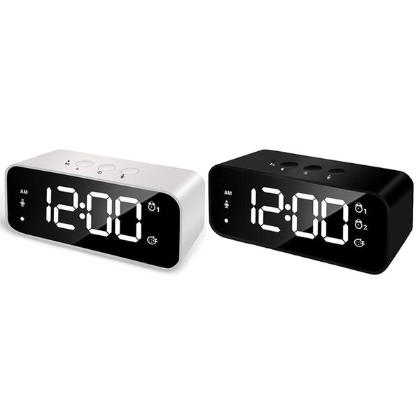 display digital alarm clock, mirror music clock with dual alarms and snooze for bedroom kitchen other clocks & accessories
display digital alarm clock, mirror music clock with dual alarms and snooze for bedroom kitchen other clocks & accessories