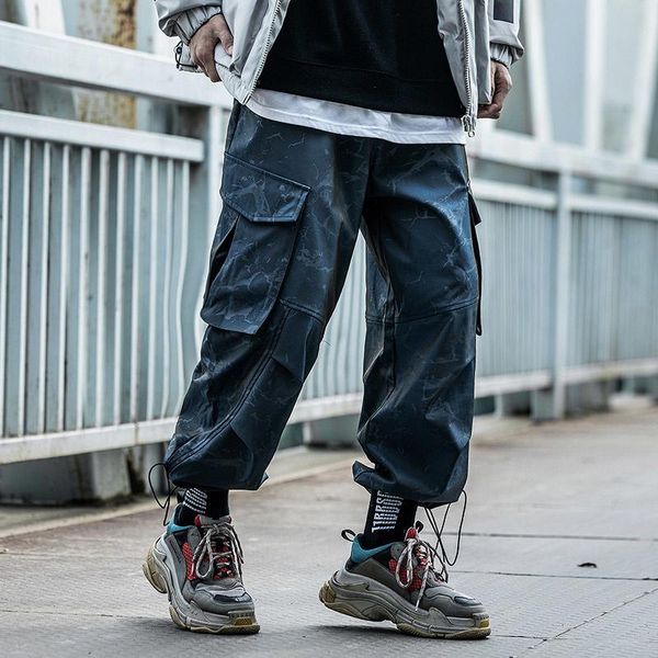 men's pants tactics blue joggers men cargo discolor sweatpants streetwear male fashion trousers big pocket bb203, Black
men's pants tactics blue joggers men cargo discolor sweatpants streetwear male fashion trousers big pocket bb203, Black