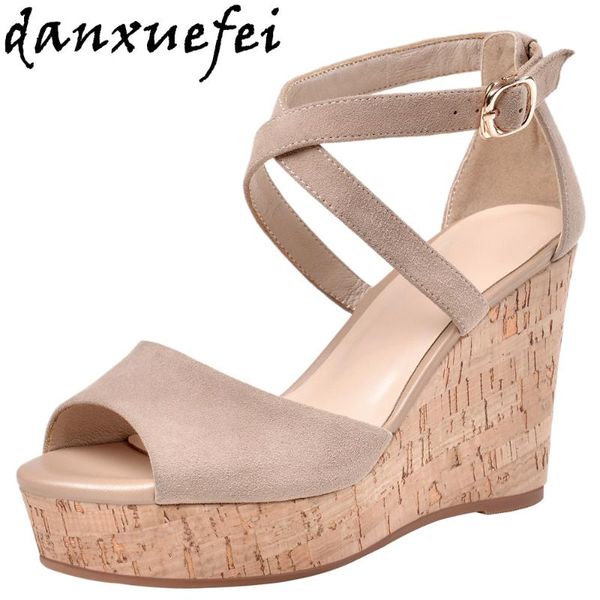 dress shoes women's genuine leather wedge platform ankel stra sandals open toe elegant ladies 9.5cm ultra high heel pumps summer, Black
dress shoes women's genuine leather wedge platform ankel stra sandals open toe elegant ladies 9.5cm ultra high heel pumps summer, Black