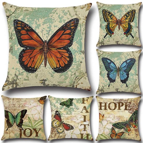 cushion/decorative pillow 44*44cm cotton linen cute butterfly printed cover chair waist seat square case home garden textile
cushion/decorative pillow 44*44cm cotton linen cute butterfly printed cover chair waist seat square case home garden textile