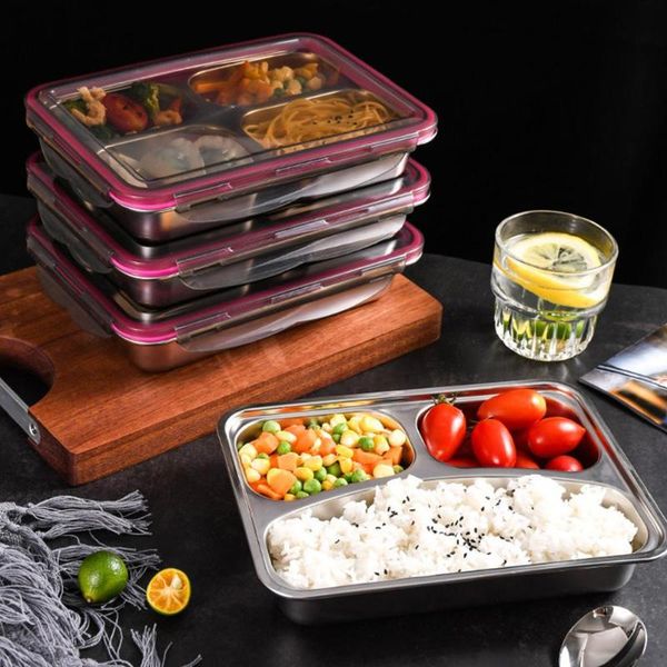 dinnerware sets stainless steel lunch box for adults kid bento student container
dinnerware sets stainless steel lunch box for adults kid bento student container