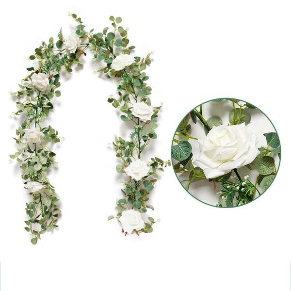 decorative flowers & wreaths silk artificial rose vine hanging for wall christmas rattan fake plants leaves garland romantic wedding home de
decorative flowers & wreaths silk artificial rose vine hanging for wall christmas rattan fake plants leaves garland romantic wedding home de