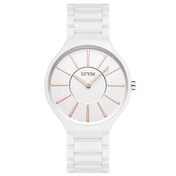 lvyin ceramic couple watches brand luxury black lover women men relojes hombre with box quartz calendar dress 6825, Silver
lvyin ceramic couple watches brand luxury black lover women men relojes hombre with box quartz calendar dress 6825, Silver