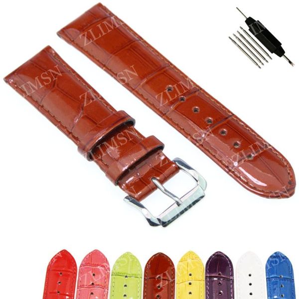 watch bands zlimsn 20mm 22mm manual italy light shine black crocodile grain genuine leather band strap stainless steel buckle relogio, Black;brown
watch bands zlimsn 20mm 22mm manual italy light shine black crocodile grain genuine leather band strap stainless steel buckle relogio, Black;brown