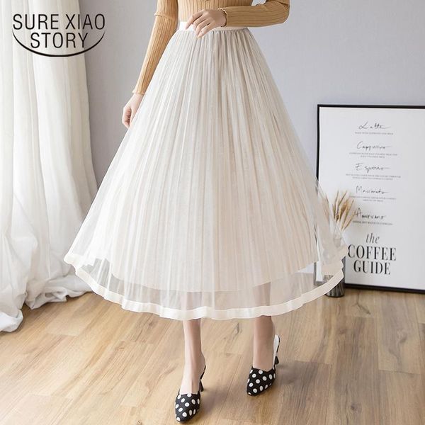 skirts 2021 spring the trend mesh folding natural waist long skirt lace and fashion pleated women's 1932 50, Black
skirts 2021 spring the trend mesh folding natural waist long skirt lace and fashion pleated women's 1932 50, Black