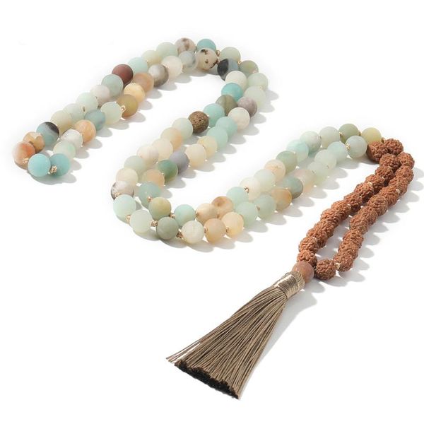 pendant necklaces shinus boho semi precious stone necklace long tassel sweater chain handmade knotted yoga prayer meditation strand jewelry, Silver
pendant necklaces shinus boho semi precious stone necklace long tassel sweater chain handmade knotted yoga prayer meditation strand jewelry, Silver