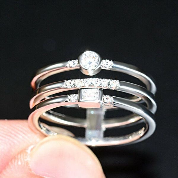 wedding rings fashion silver color jewelry women's ring jewely white size 6-10 band promise engagement gifts, Slivery;golden
wedding rings fashion silver color jewelry women's ring jewely white size 6-10 band promise engagement gifts, Slivery;golden