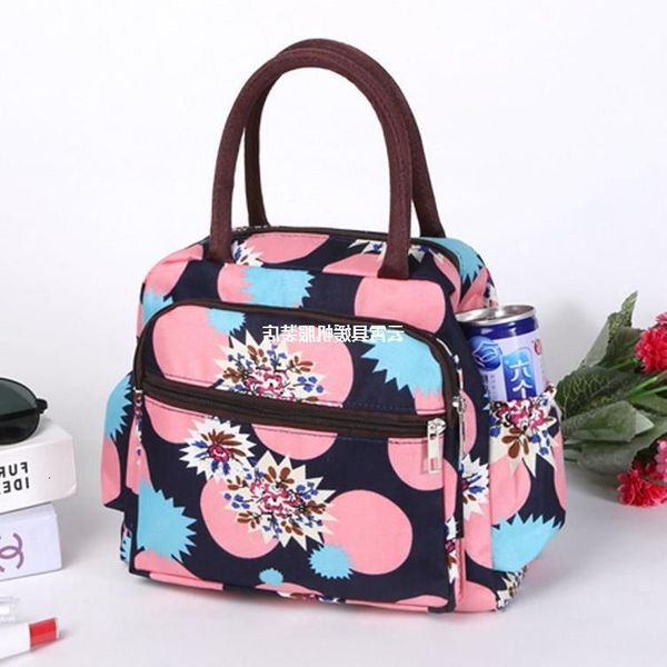handbag women's box 2021 new multi pocket lunch bag