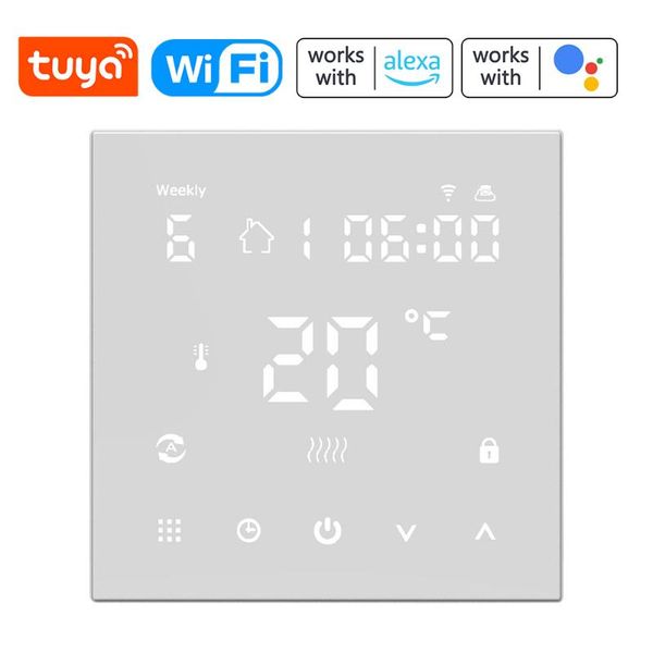 smart home control tuya wifi hy607 temperature controller electric floor heating boiler thermostat compatible with amazon alexa and google
smart home control tuya wifi hy607 temperature controller electric floor heating boiler thermostat compatible with amazon alexa and google