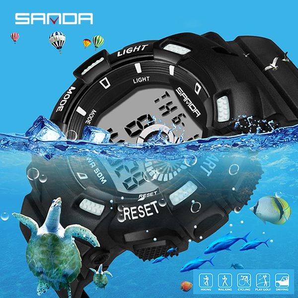 children multifunctional male and female student sports fashion luminous waterproof clock electronic watch relogio masculino wristwatches, Slivery;brown
children multifunctional male and female student sports fashion luminous waterproof clock electronic watch relogio masculino wristwatches, Slivery;brown