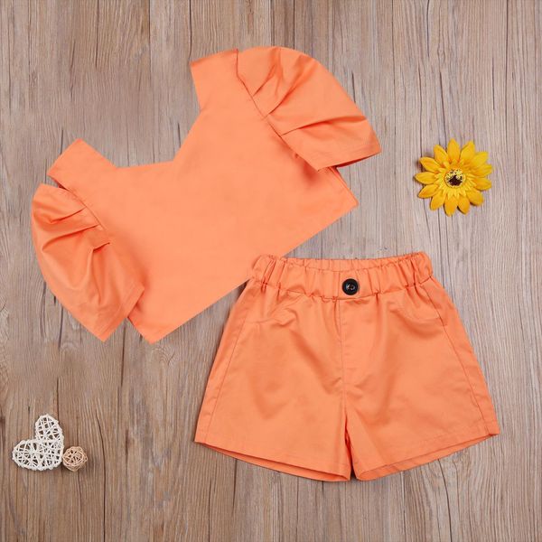 2 7y fashion kids girls clothes sets solid short puff sleeve backless bowknot shorts 2pcs, White
2 7y fashion kids girls clothes sets solid short puff sleeve backless bowknot shorts 2pcs, White