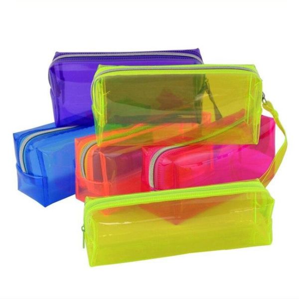 pencil cases 1pc transparent glitter students case stationery pouch pens storage bag large capacity makeup school office supplies
pencil cases 1pc transparent glitter students case stationery pouch pens storage bag large capacity makeup school office supplies