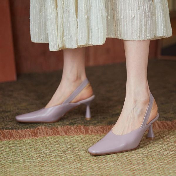 genuine leather single shoes women pumps solid colors square toe slingback party wedding lady dress, Black
genuine leather single shoes women pumps solid colors square toe slingback party wedding lady dress, Black