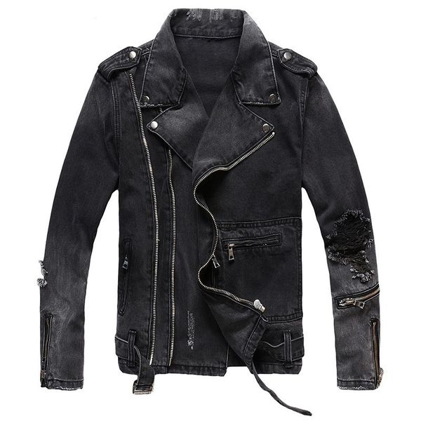 men's jackets male viankani zippers black biker jeans vintage motorcycle jacket epaulet torn holes in m-4xl to a blxb, Black;brown
men's jackets male viankani zippers black biker jeans vintage motorcycle jacket epaulet torn holes in m-4xl to a blxb, Black;brown